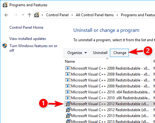 Microsoft visual c++ runtime library repair