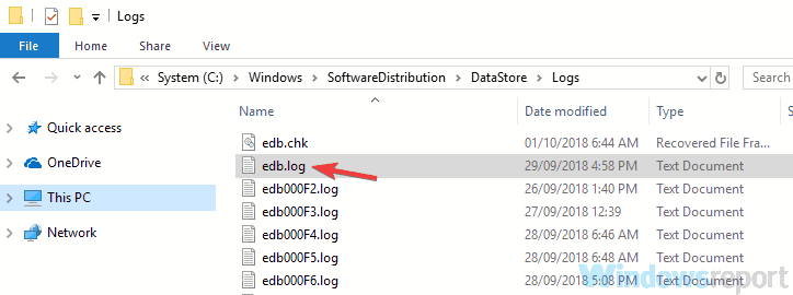 Windows Softwaredistribution Datastore Edb